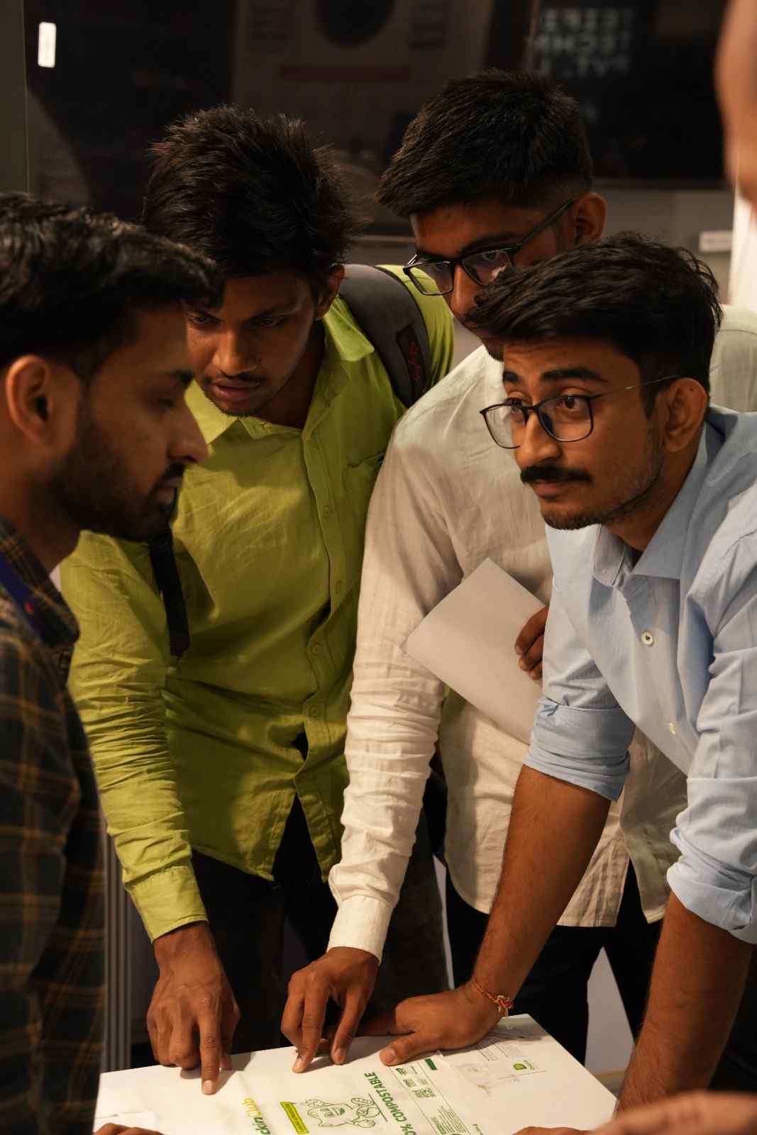 Packin Club team discussing certified compostable packaging solutions, sustainable packaging innovations and plastic alternative products in India.