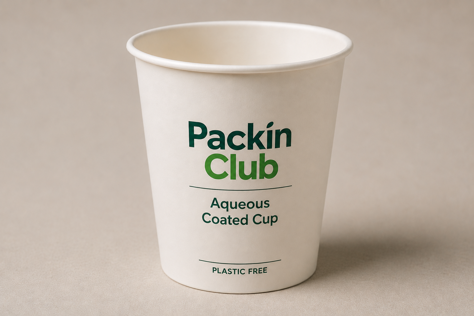 Compostable Aqueous Coated Paper Cups — compostable packaging by Packin Club