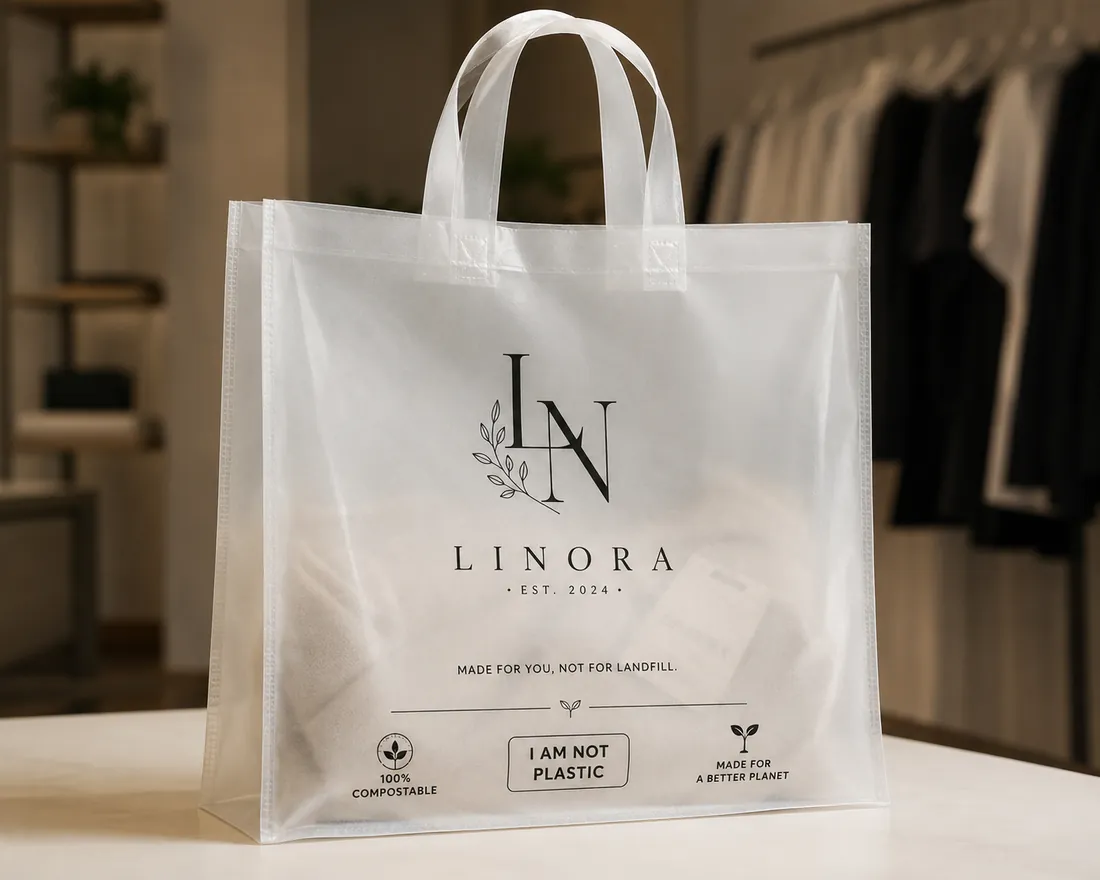 Compostable Loop Handle Bags