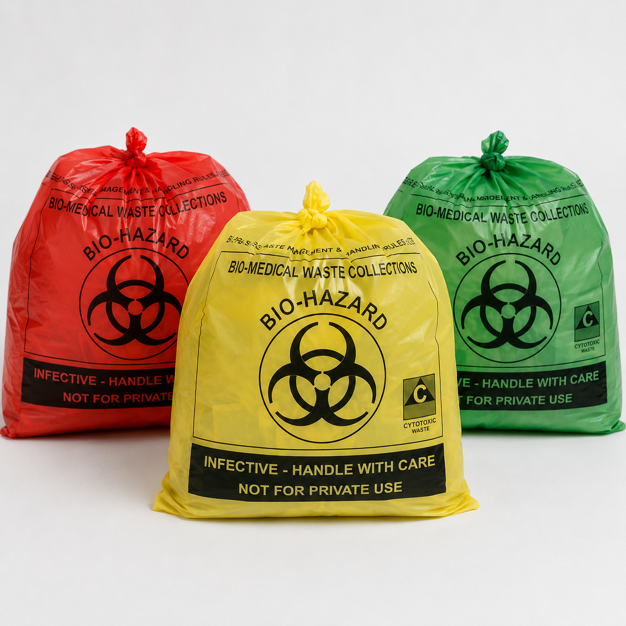 Compostable Medical Waste Bags — compostable packaging by Packin Club