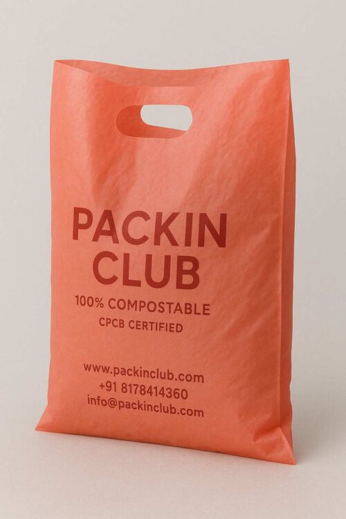 Compostable D-Cut Shopping Bags - Image 13