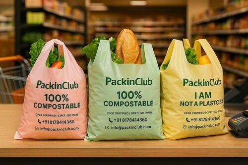 Compostable Carry Bags (W-cut, U-cut) - Image 5