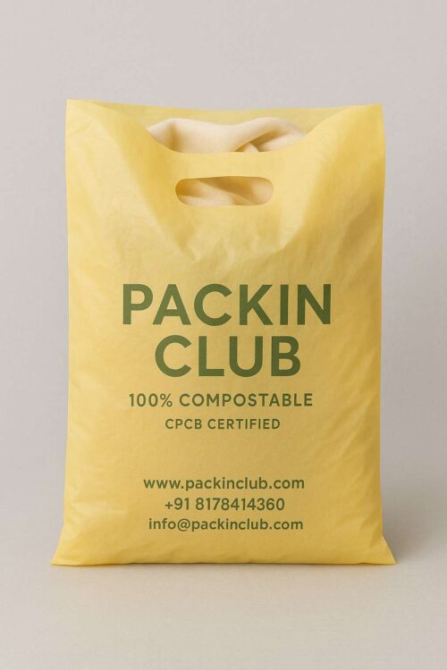 Compostable D-Cut Shopping Bags - Image 3