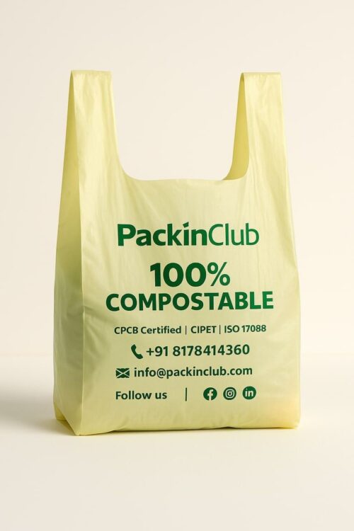 Compostable Carry Bags (W-cut, U-cut) - Image 2