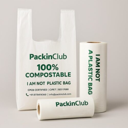 Compostable Carry Bags on Roll