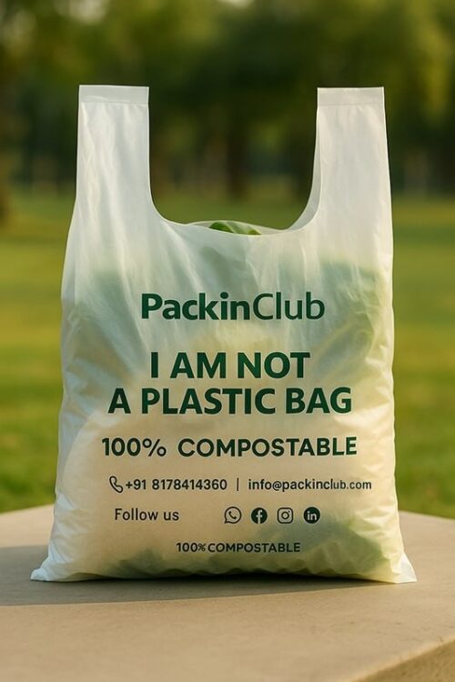 Compostable Carry Bags (W-cut, U-cut) - Image 3